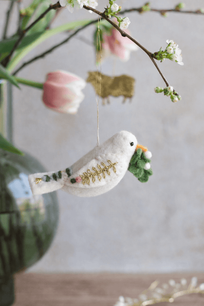 Vilten Ornament Duif