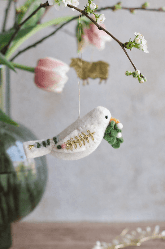 Vilten Ornament Duif