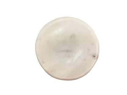 Witte marmeren zeepbak