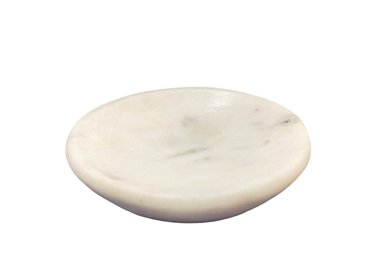 Witte marmeren zeepbak