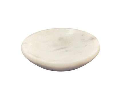 Witte marmeren zeepbak