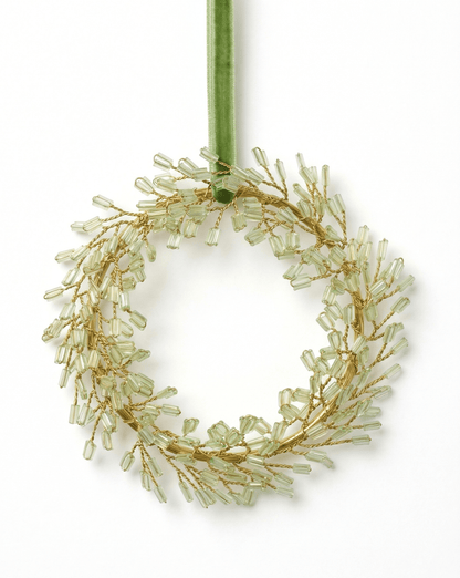 Wreath Ornament Pale Celadon
