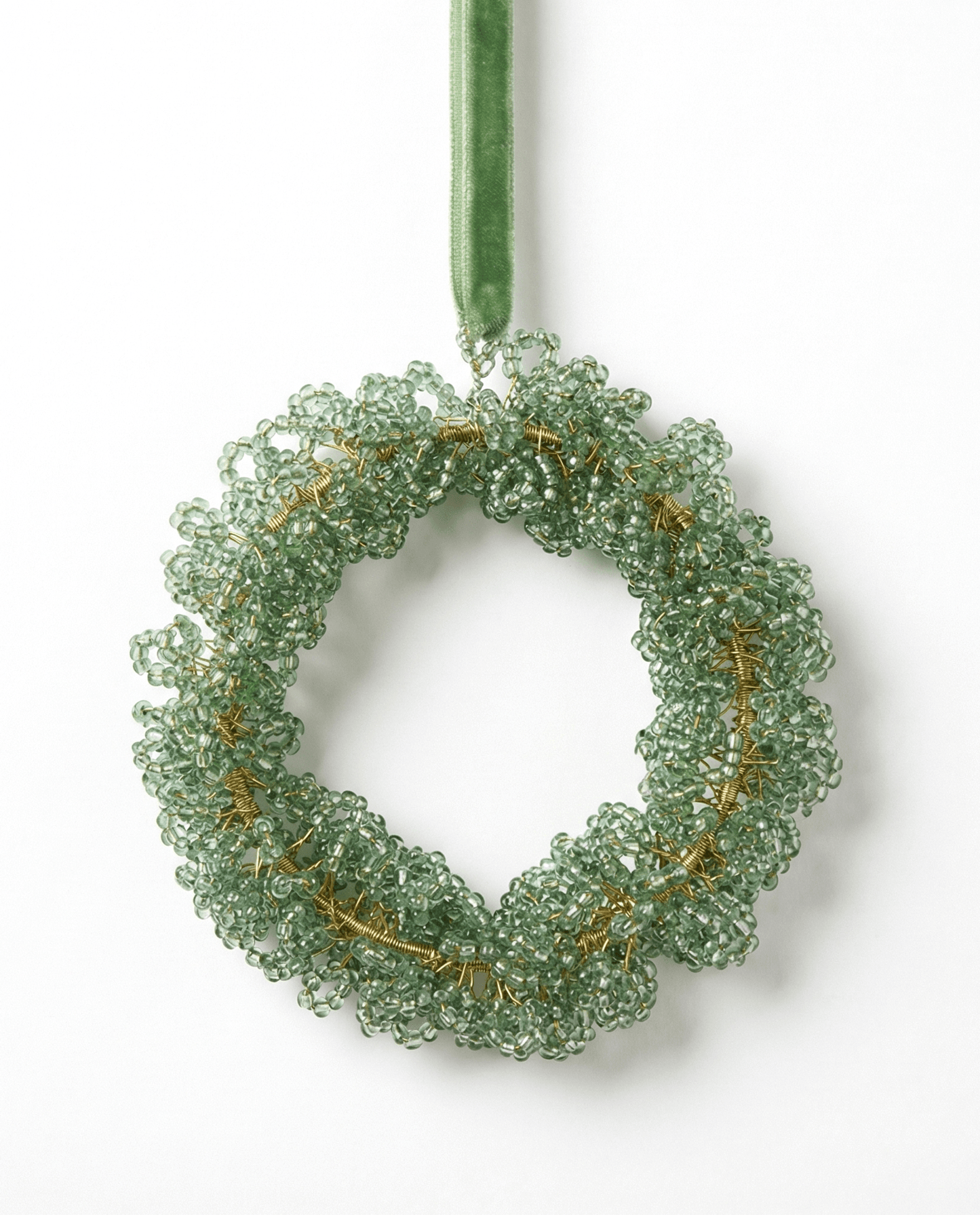 Beaded Wreath Ornament