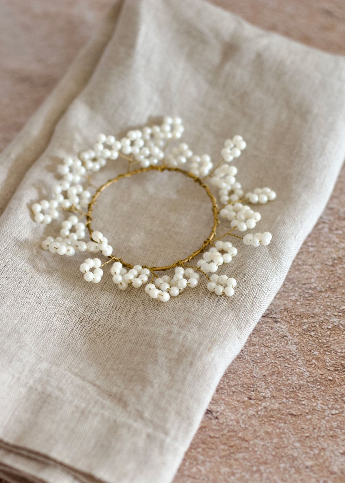 Pearl napkin ring