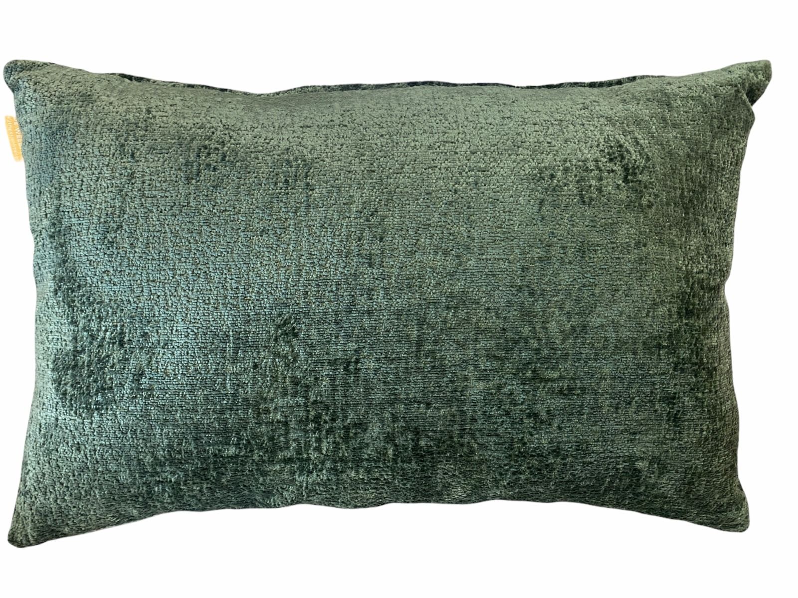 Cushion chenille green