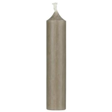Small candles grey - set of 6