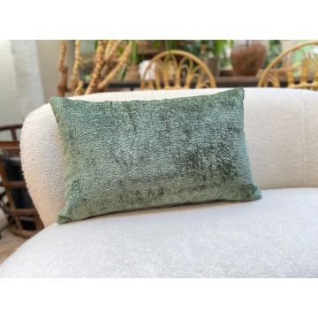 Cushion chenille green